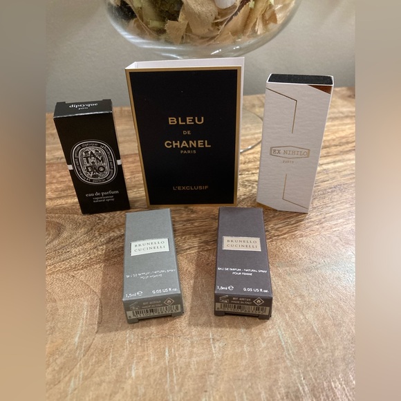 Chanel Bleu L’Exclusif and Niche Sample Bundle New - Picture 1 of 3